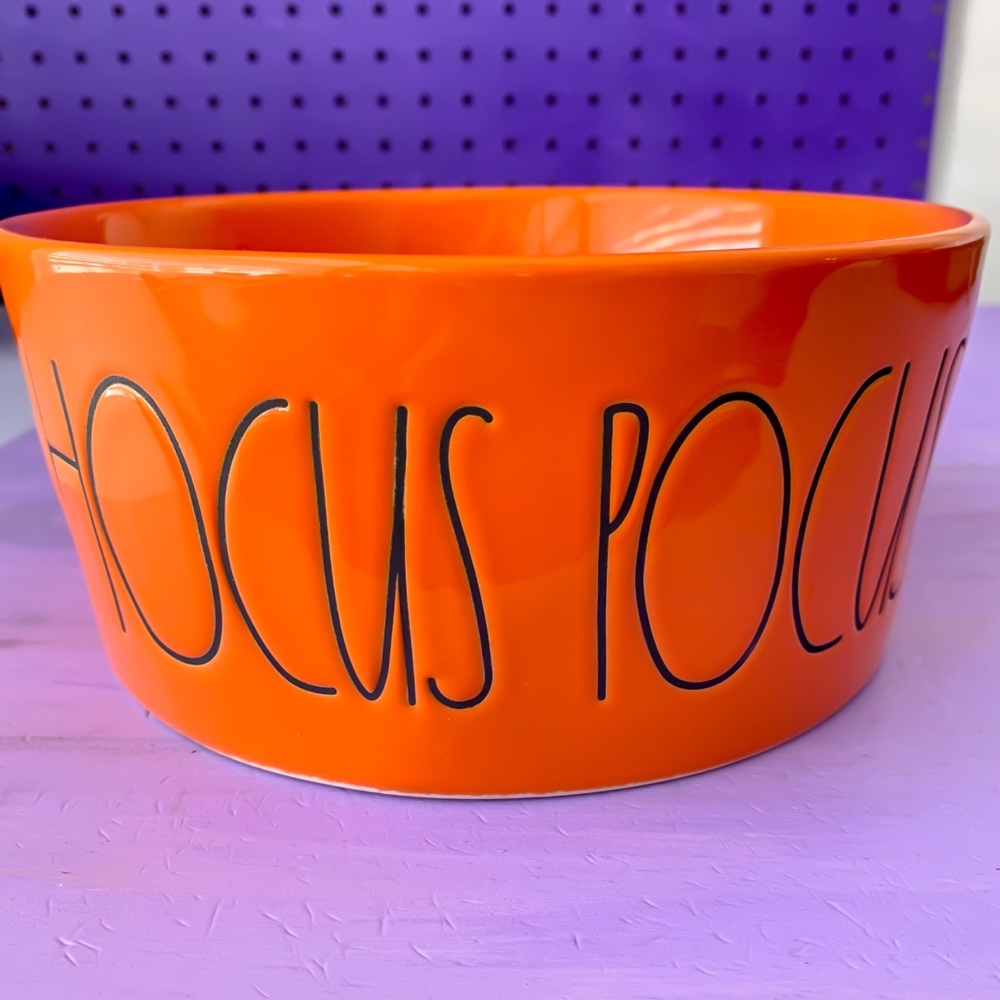 Rae Dunn Halloween Hocus Pocus Bowl Orange Rae Dun